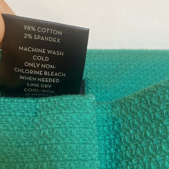 Ann Taylor Factory High Waist Green Shorts - Picture 9 of 10